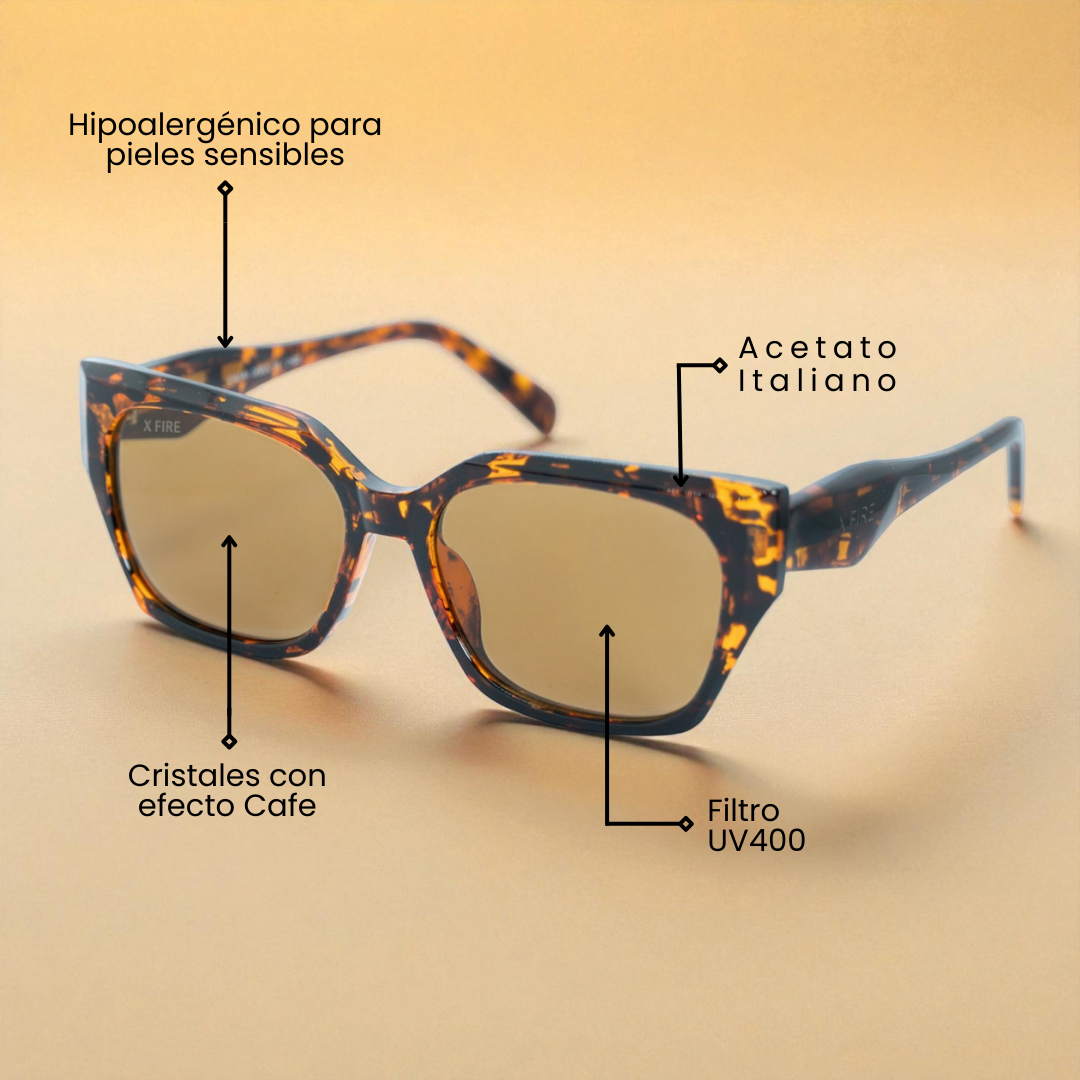 ALESSA ANIMAL PRINT | BROWN MIRROR