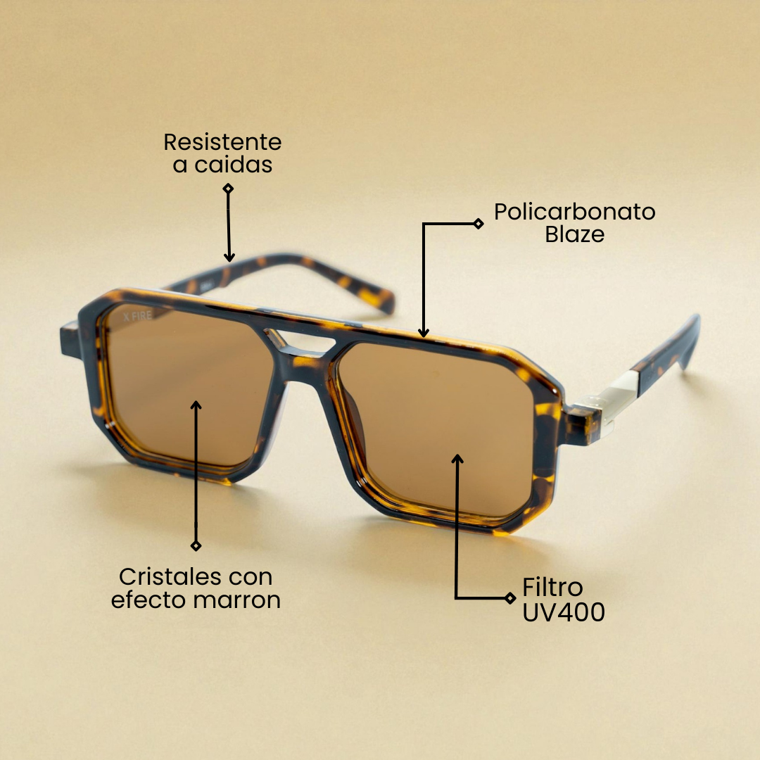 BALI 2.0 ANIMAL PRINT | BROWN MIRROR