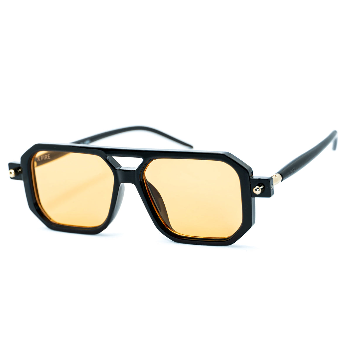 BALI BLACK | YELLOW MIRROR