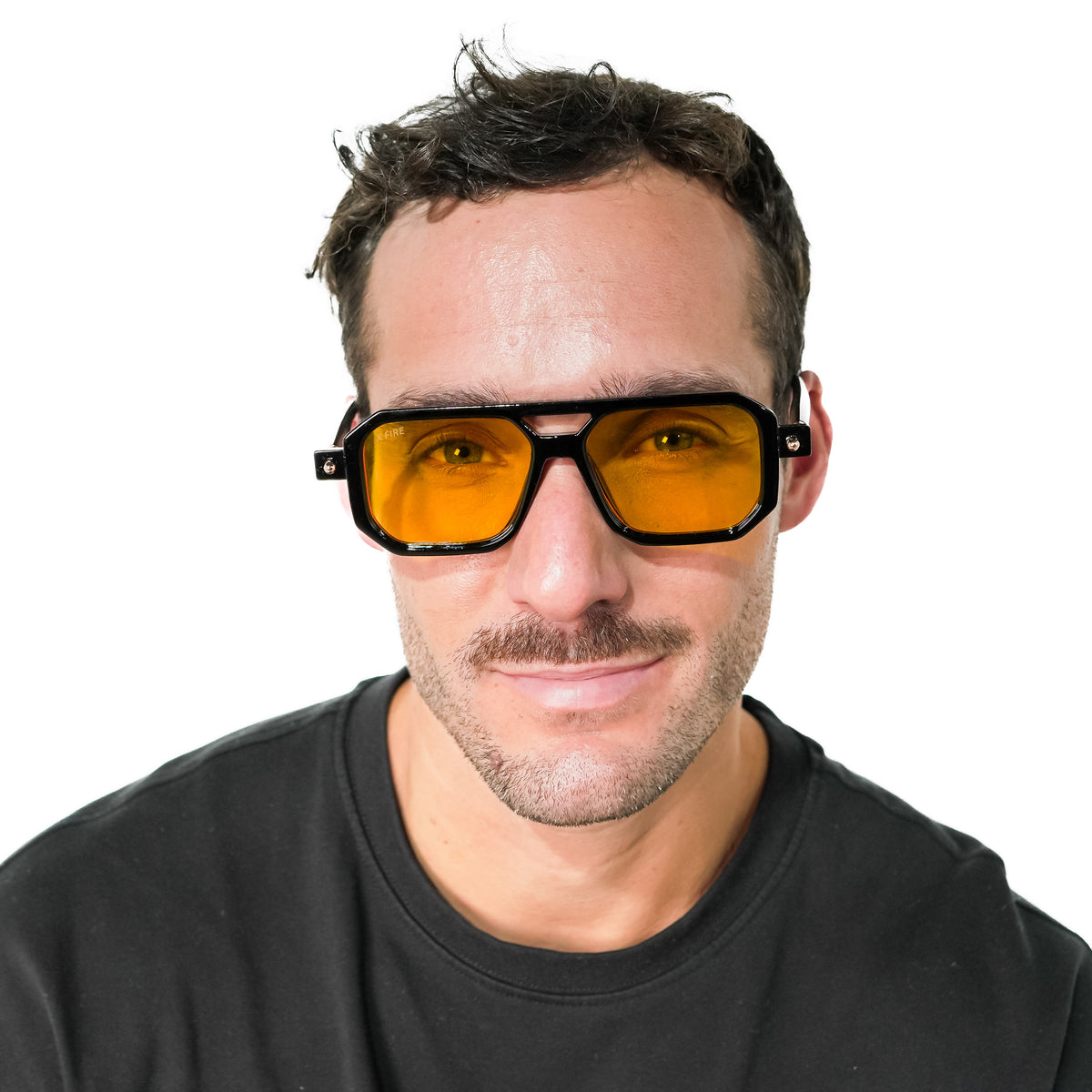 BALI BLACK | ORANGE MIRROR