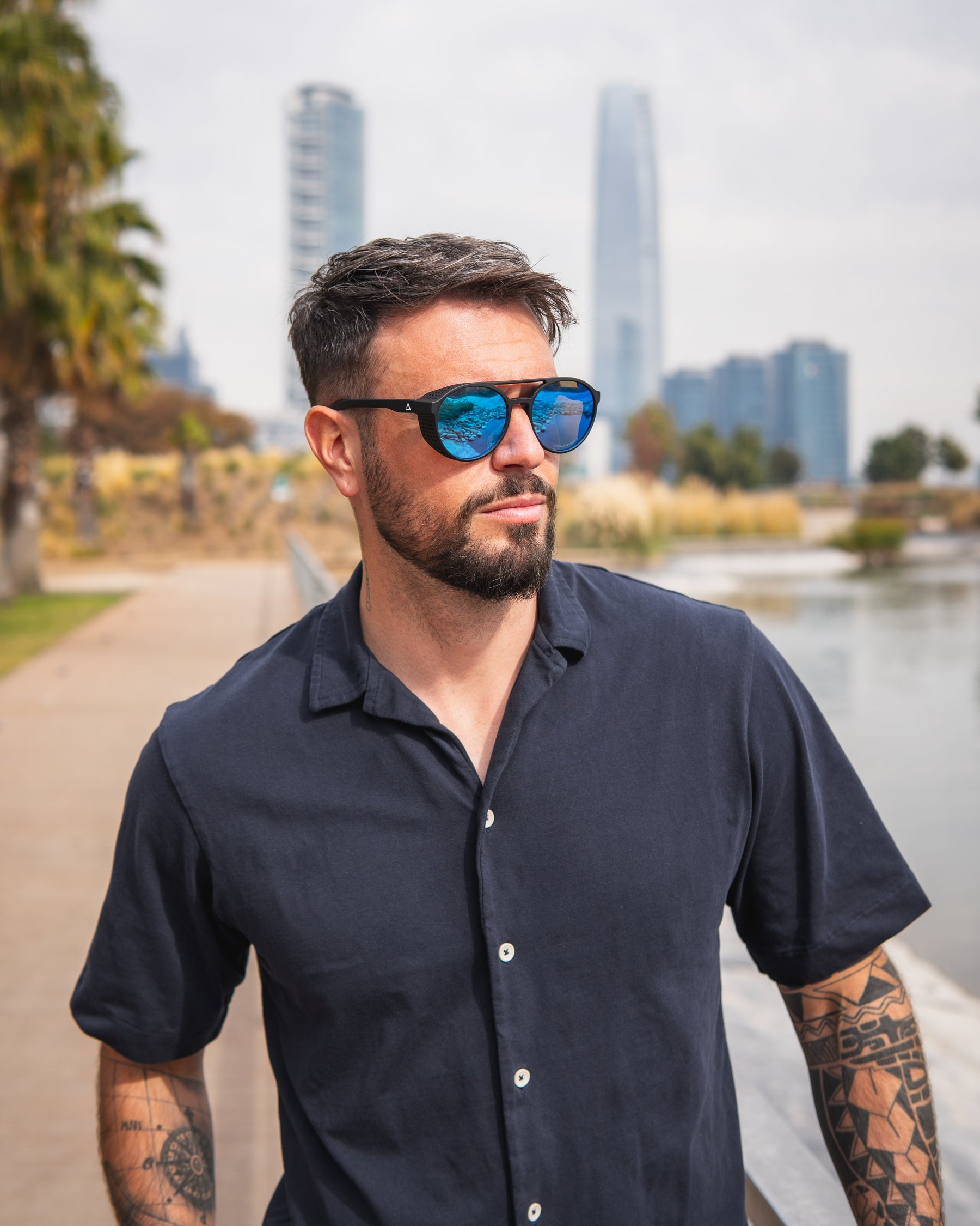 REKZ BLACK | LITMUS GREEN MIRROR
