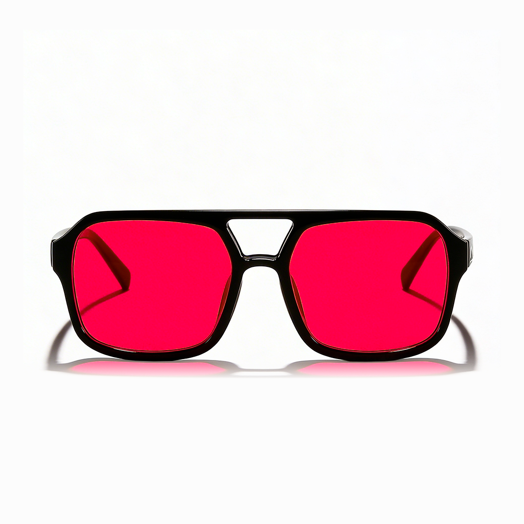 Lente de sol Negro Arezzo / Rojo UV400 X FIRE