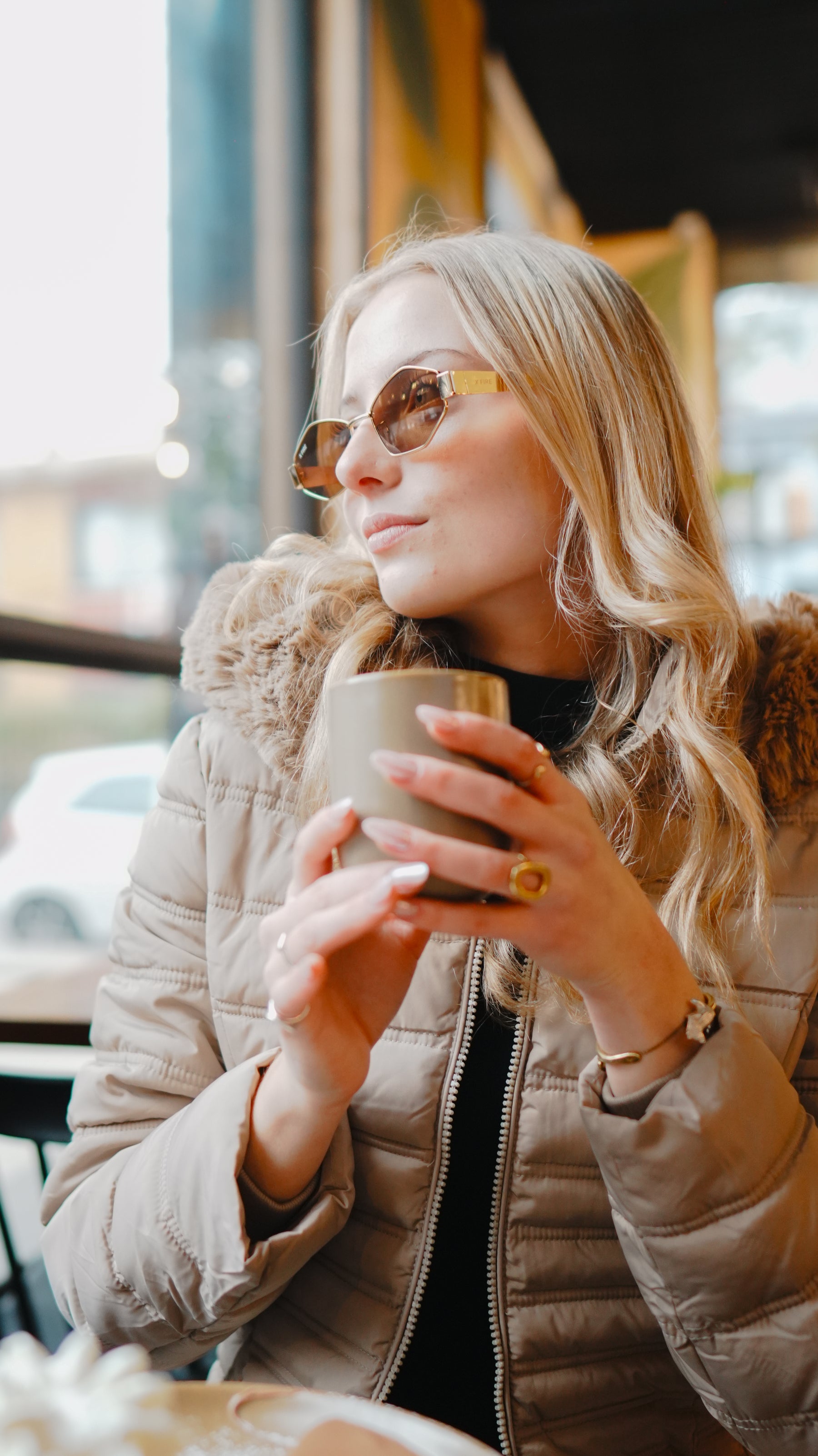 IRALA GOLD | BROWN MIRROR