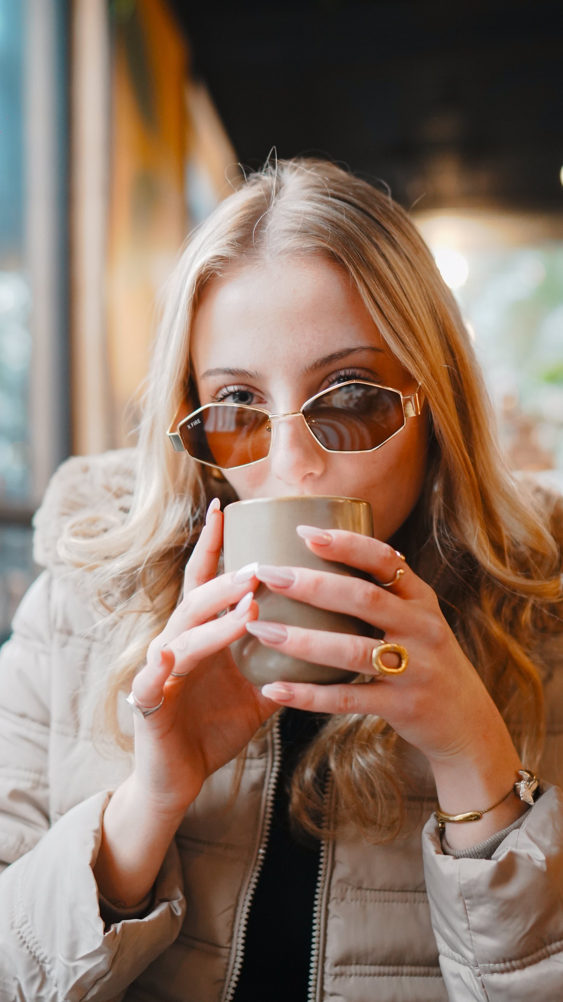 IRALA GOLD | BROWN MIRROR