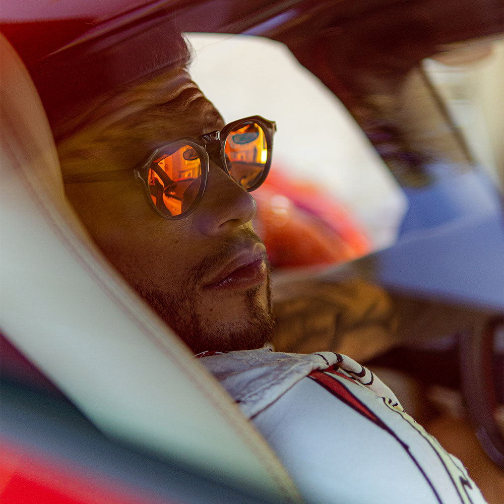 MONACO BLACK | RED MIRROR