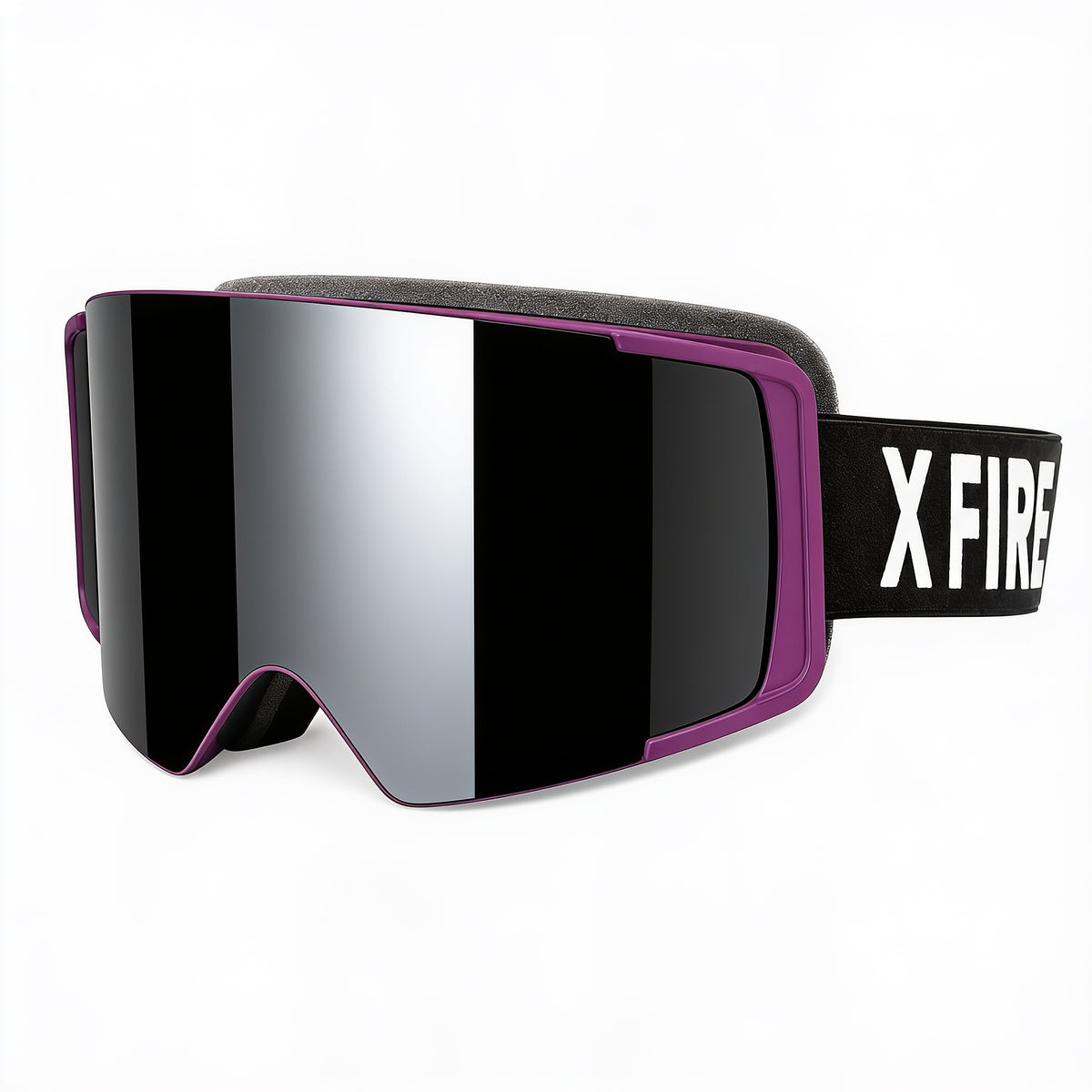 Antiparra para nieve color morado Sky | Lente negro