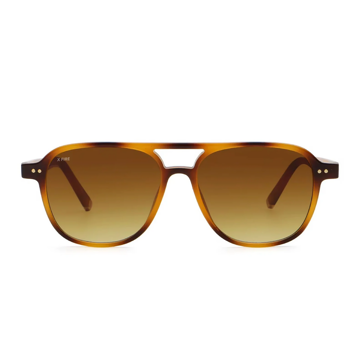 Lente de sol Manzini Animal Print / Café UV400 X