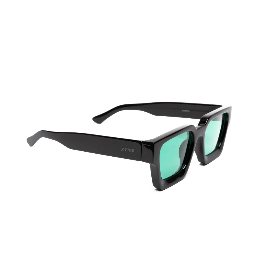 Lente de sol Negro Soneva / Verde UV400 X FIRE