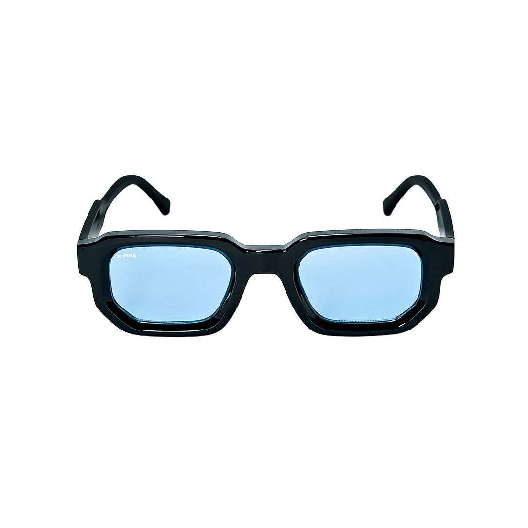 Lente de sol Negro Oasis / Azul UV400 X FIRE