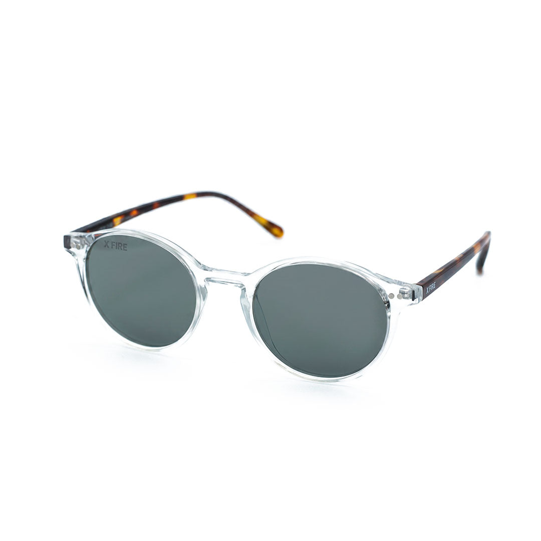Lente de sol Transparente Niza / Negro UV400 X FIRE