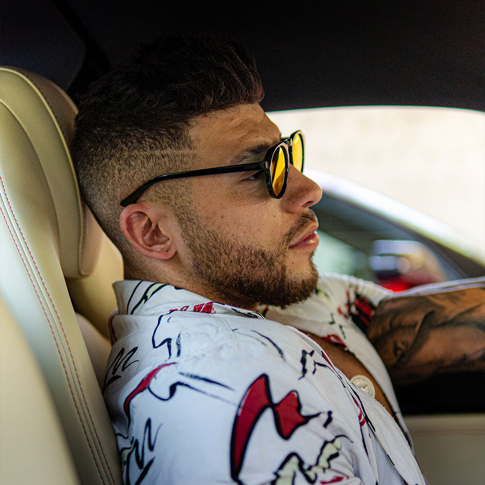 MONACO BLACK | RED MIRROR