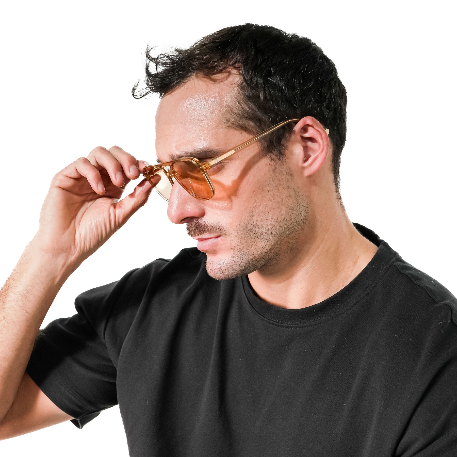 MANZINI TRANSPARENT BROWN | BROWN MIRROR
