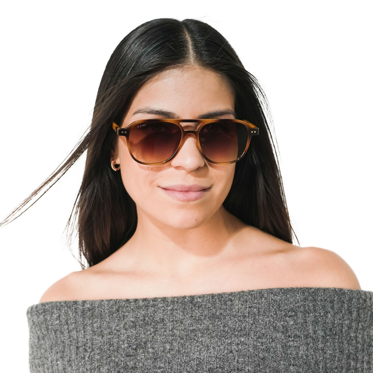 MANZINI ANIMAL PRINT | BROWN MIRROR