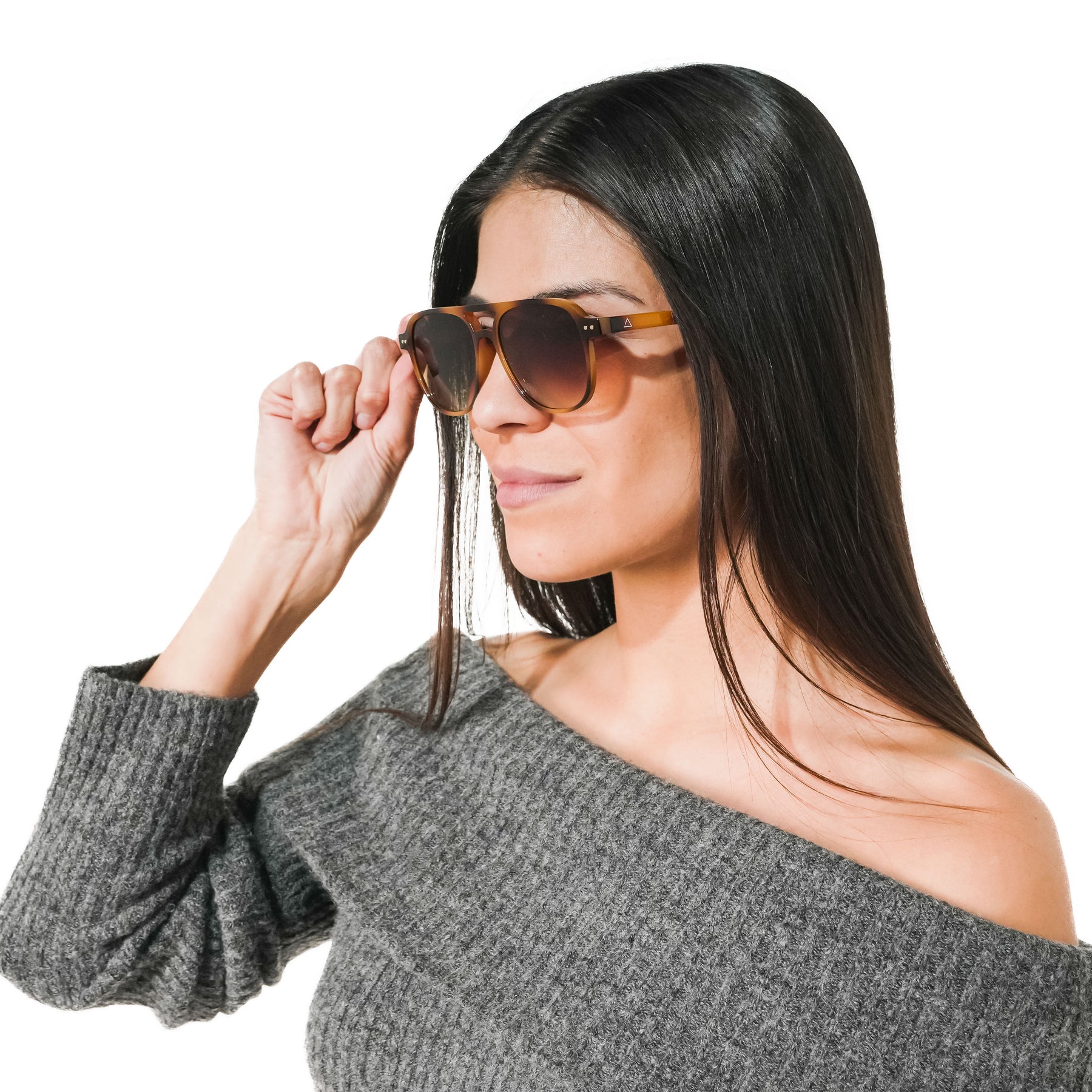 MANZINI ANIMAL PRINT | BROWN MIRROR