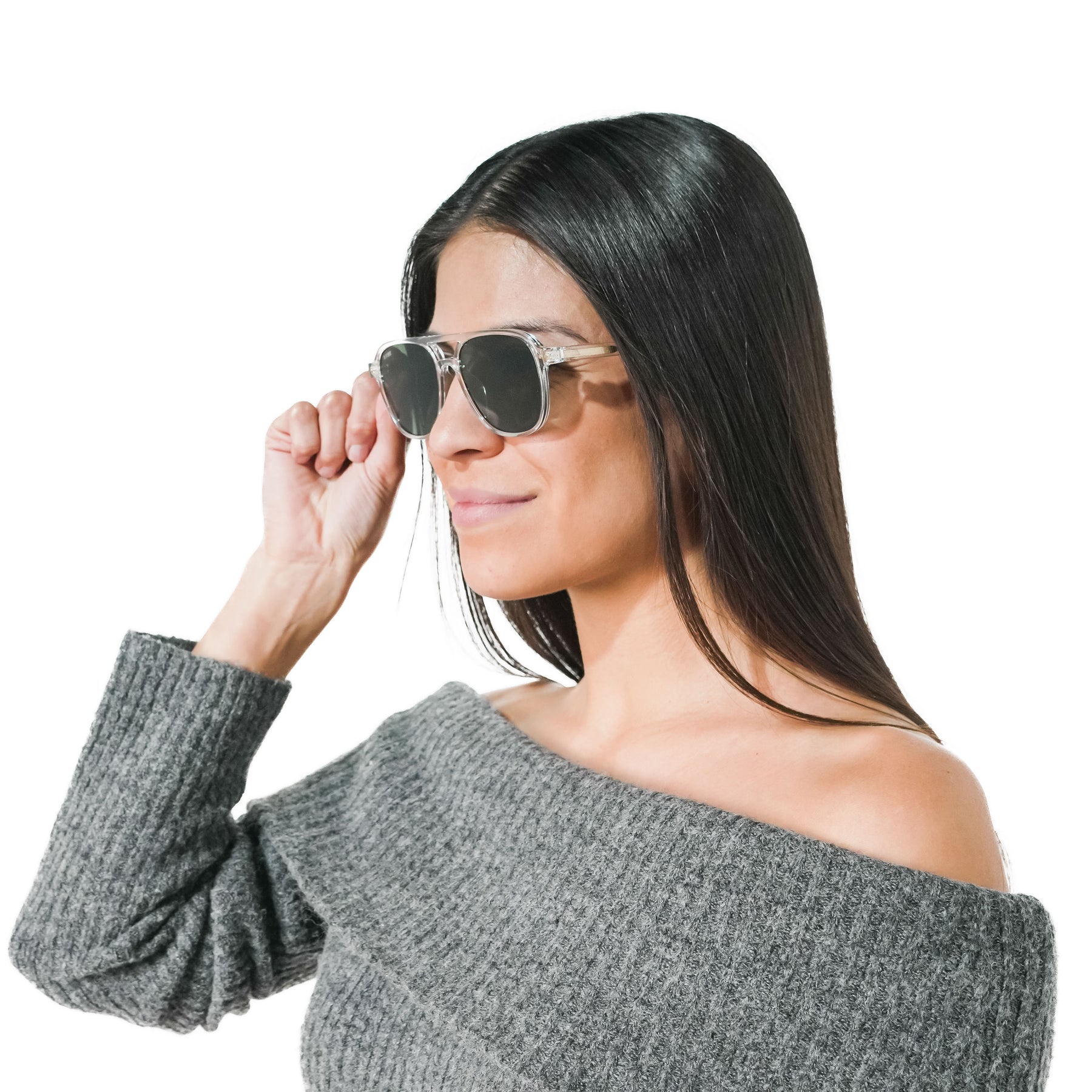 MANZINI TRANSPARENT | GREEN MIRROR