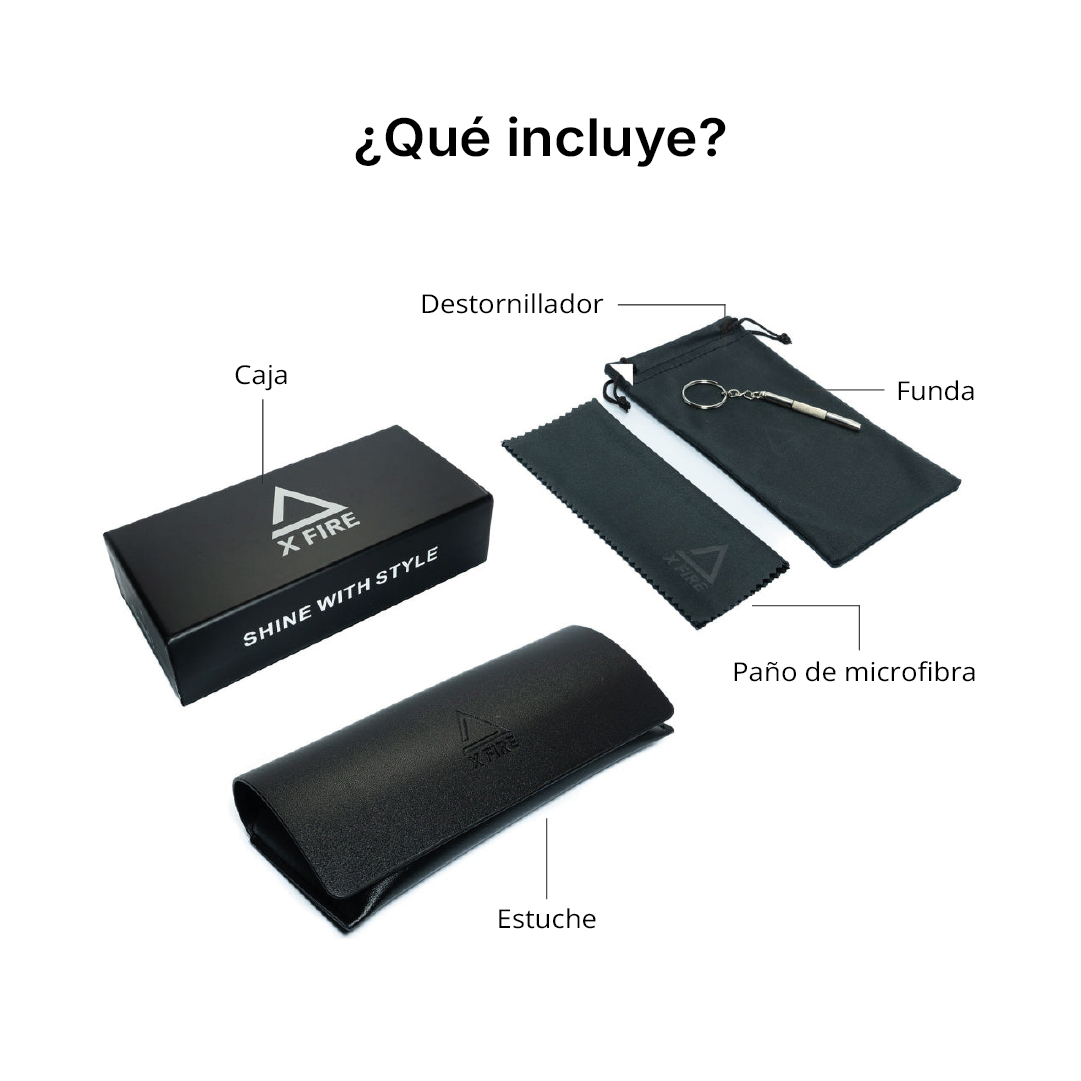 Lente de sol Plateado Irala  / Gris UV400 X FIRE