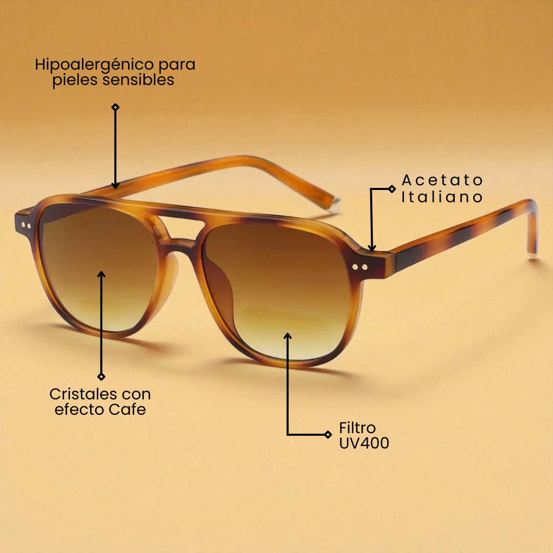 MANZINI ANIMAL PRINT | BROWN MIRROR