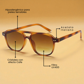 MANZINI ANIMAL PRINT | BROWN MIRROR