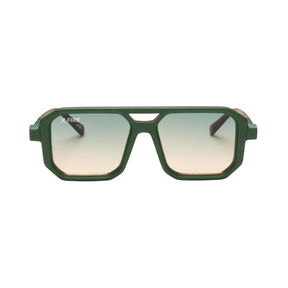 Lente de sol animal print verde Bali 2.0 / Verde UV400 X FIRE
