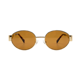 Lente de sol dorado Armonia / Café UV400 X FIRE
