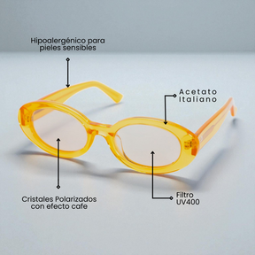 MAINZ ORANGE | TRANSPARENT BROWN