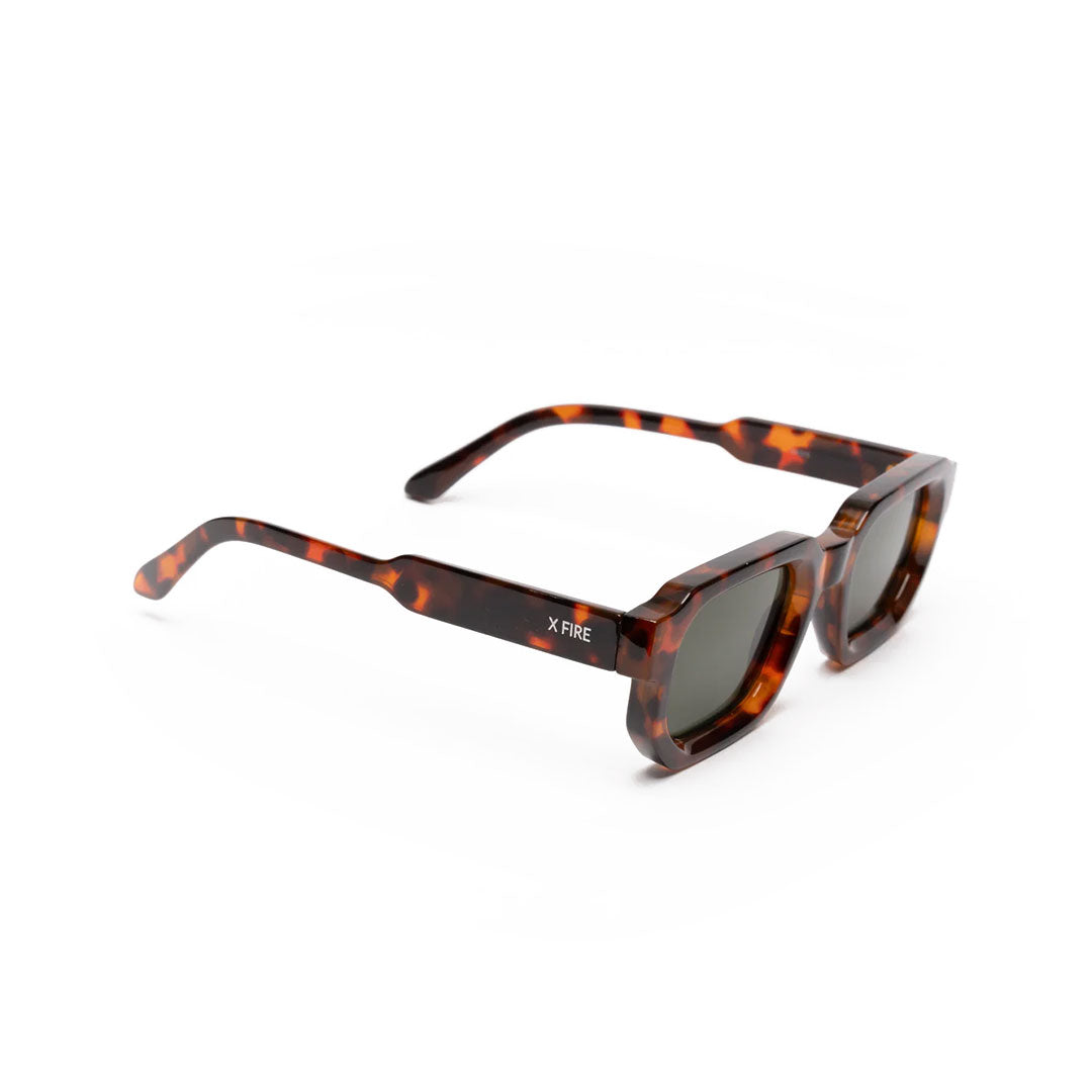 Lente de sol Animal Print Oasis / Verde UV400 X FIRE