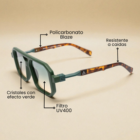 BALI 2.0 ANIMAL PRINT GREEN | GREEN MIRROR