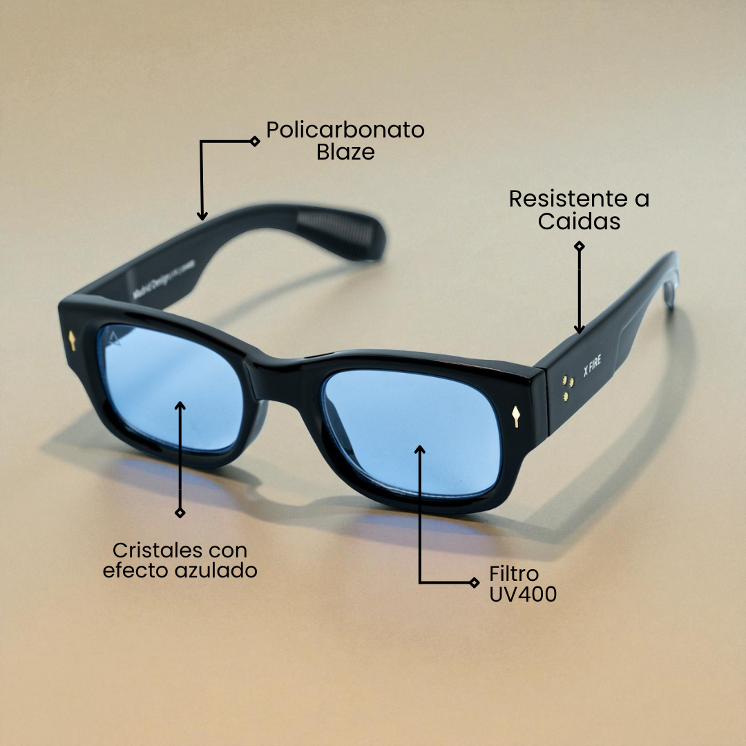 FOGGO BLACK | BLUE MIRROR