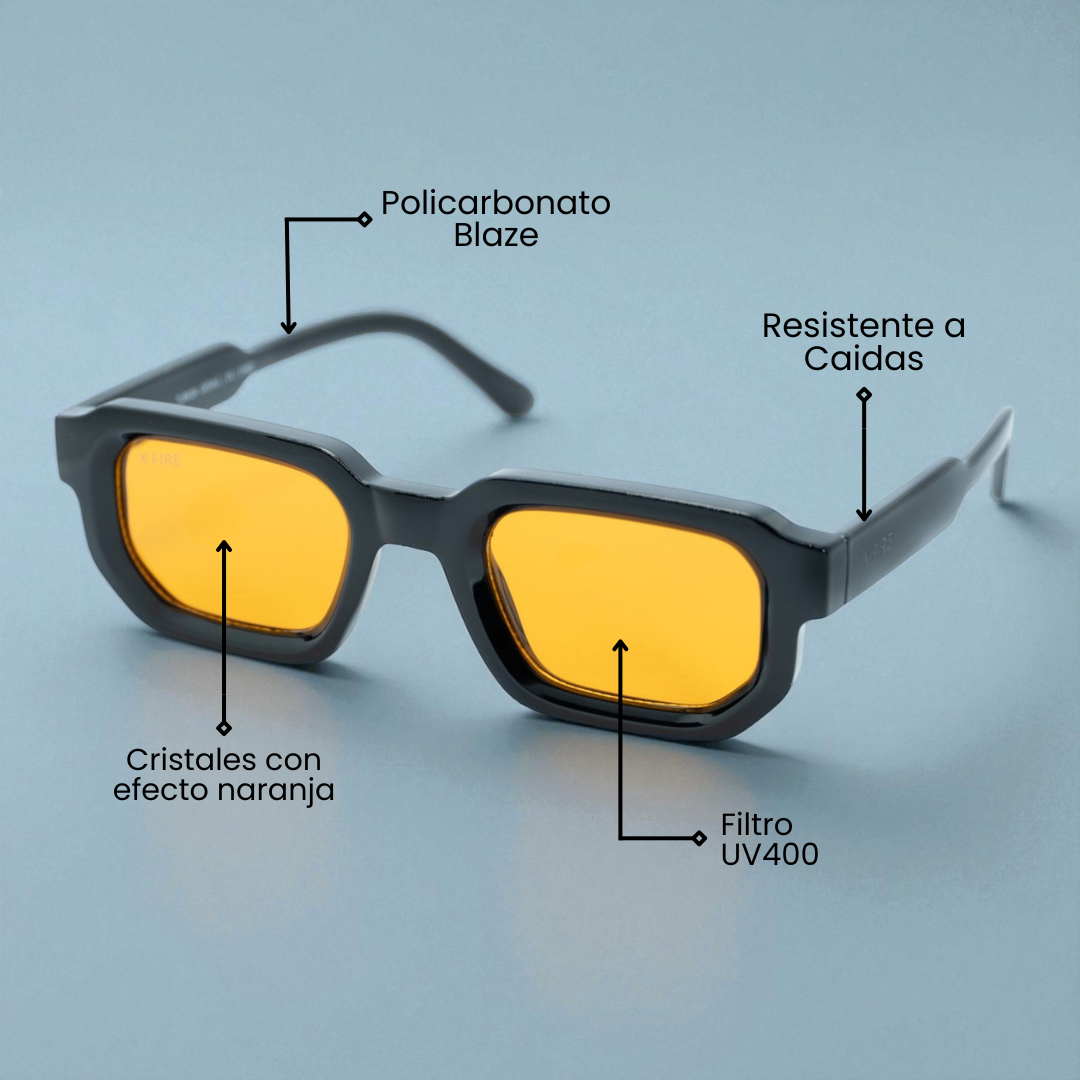 OASIS BLACK | ORANGE MIRROR