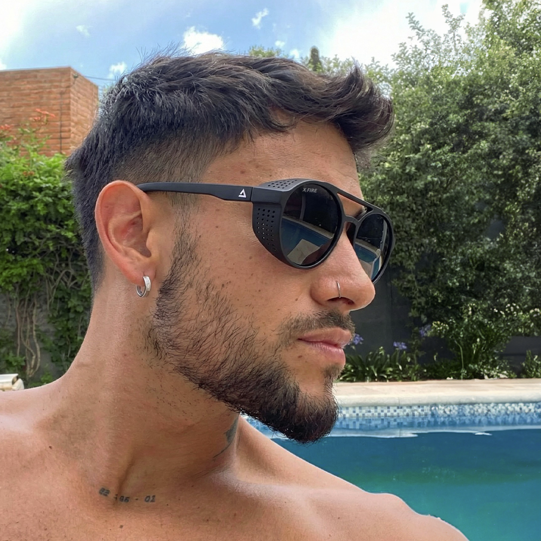 Lente de sol Negro Rekz / Negro UV400 X FIRE
