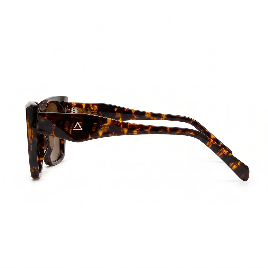 Lente de sol Animal Print Alessa / Café UV400 X FIRE