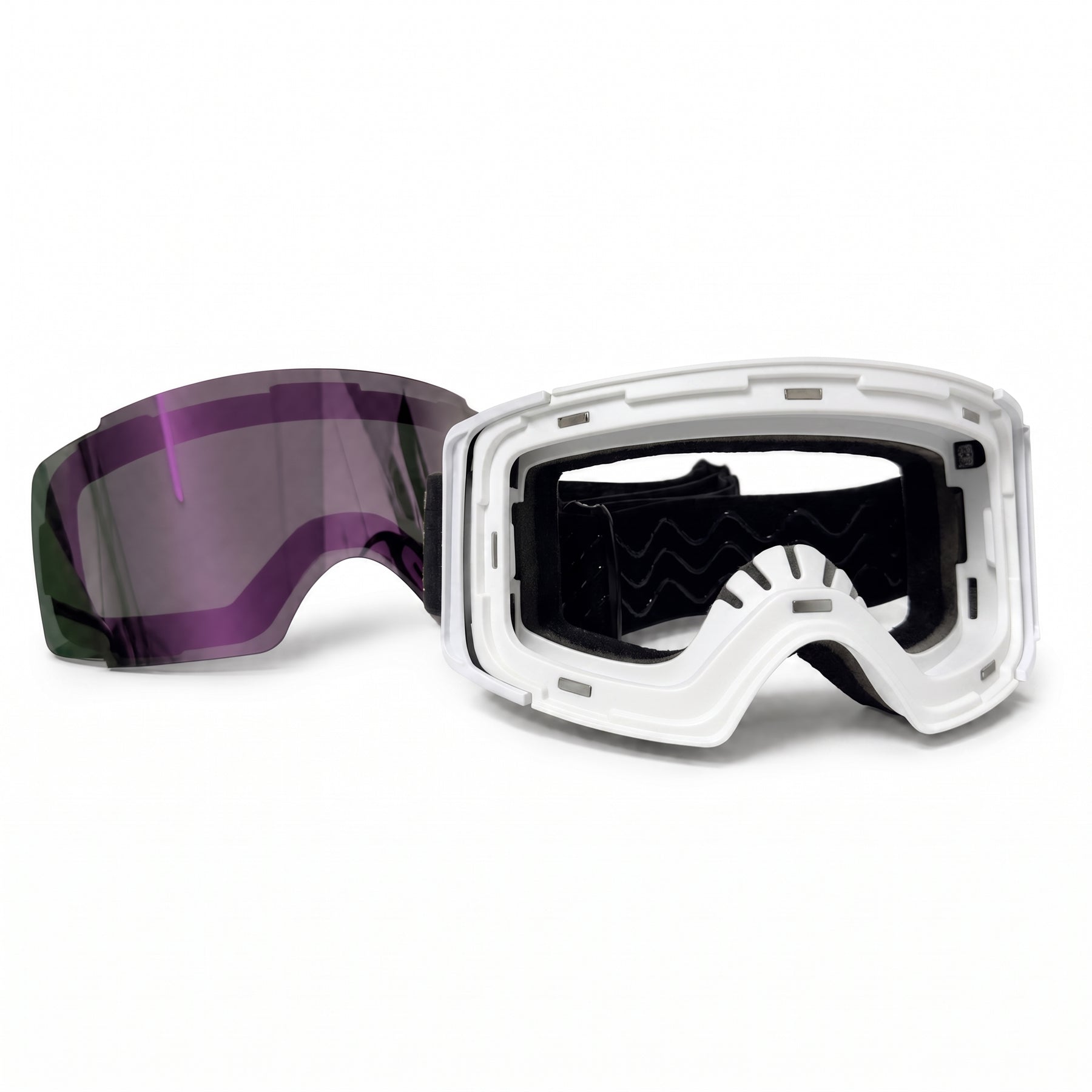 Antiparra para nieve Magnetica SKY | Lente morado