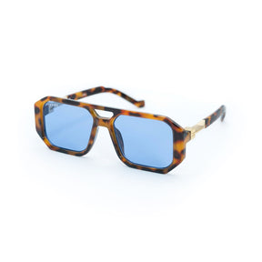 Lente de sol Bali 2.0 Animal Print / Azul UV400 X FIRE