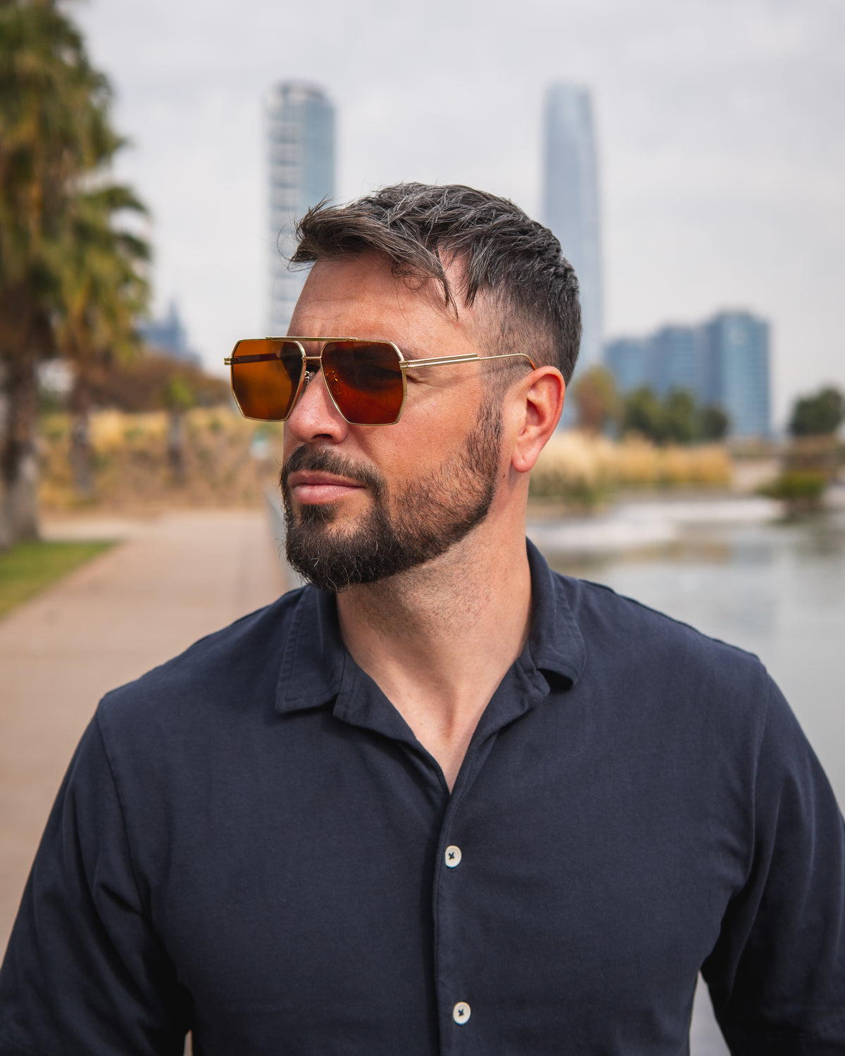 VOGEL SILVER | BLUE MIRROR