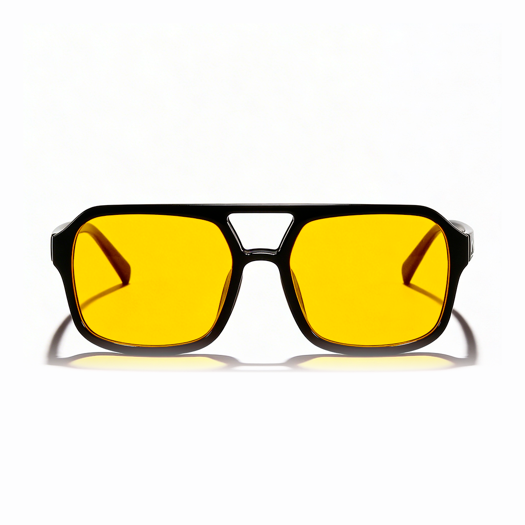 Lente de sol Negro Arezzo / Amarillo UV400 X FIRE
