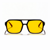 Lente de sol Negro Arezzo / Amarillo UV400 X FIRE