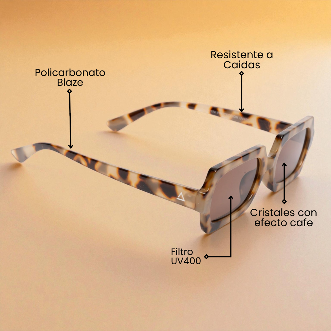 VICHY ANIMAL PRINT | BROWN MIRROR