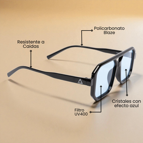 CASSIS BLACK | BLUE MIRROR