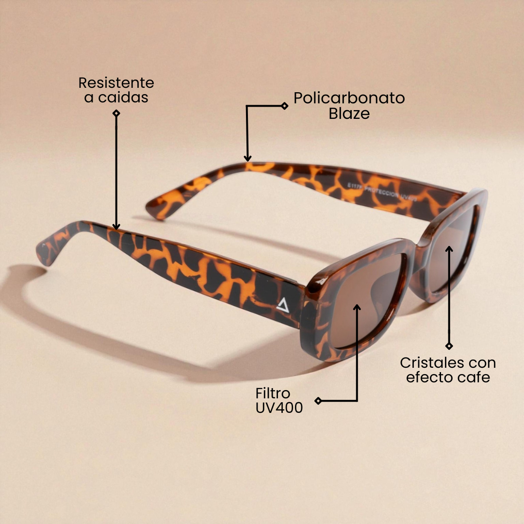 NOAM ANIMAL PRINT | BROWN MIRROR