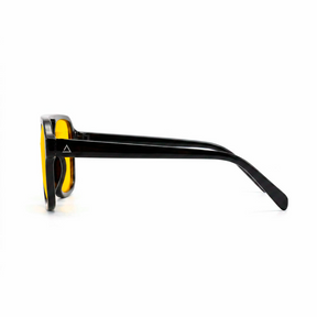 Lente de sol Negro Arezzo / Amarillo UV400 X FIRE