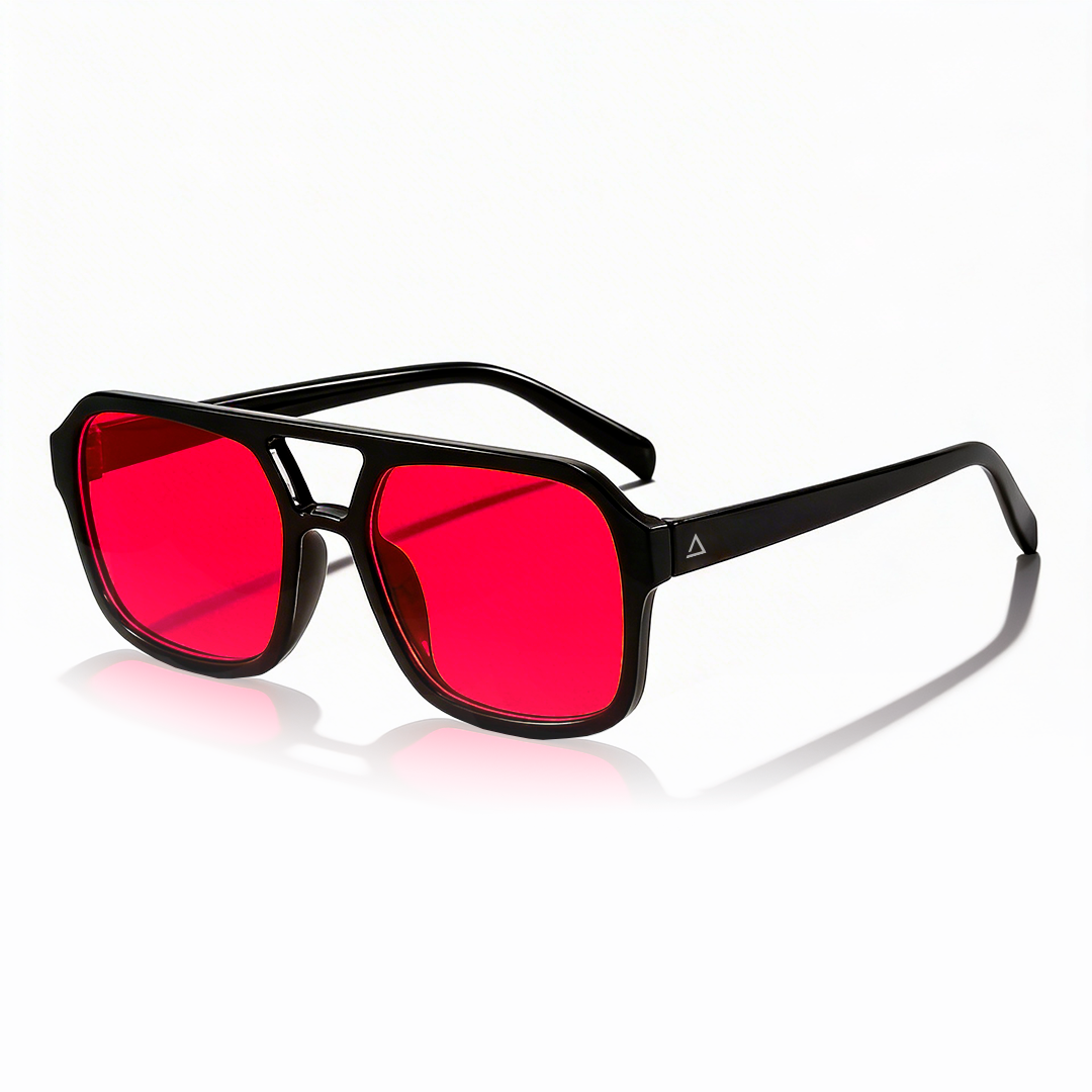 Lente de sol Negro Arezzo / Rojo UV400 X FIRE