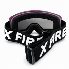 Antiparra para nieve color morado Sky | Lente negro