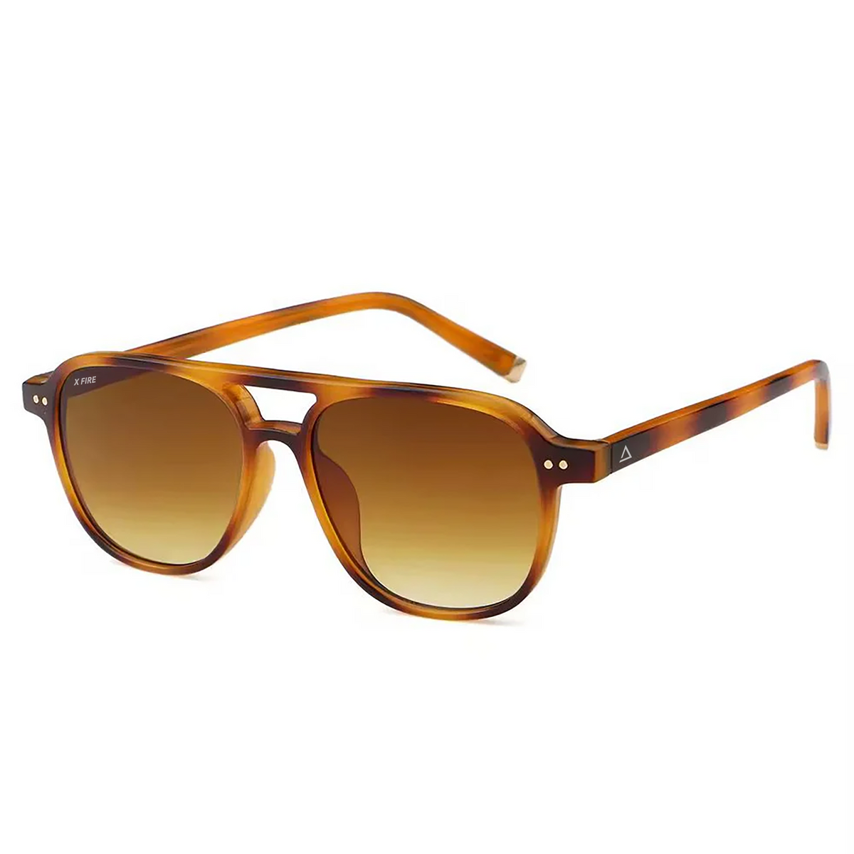 Lente de sol Manzini Animal Print / Café UV400 X