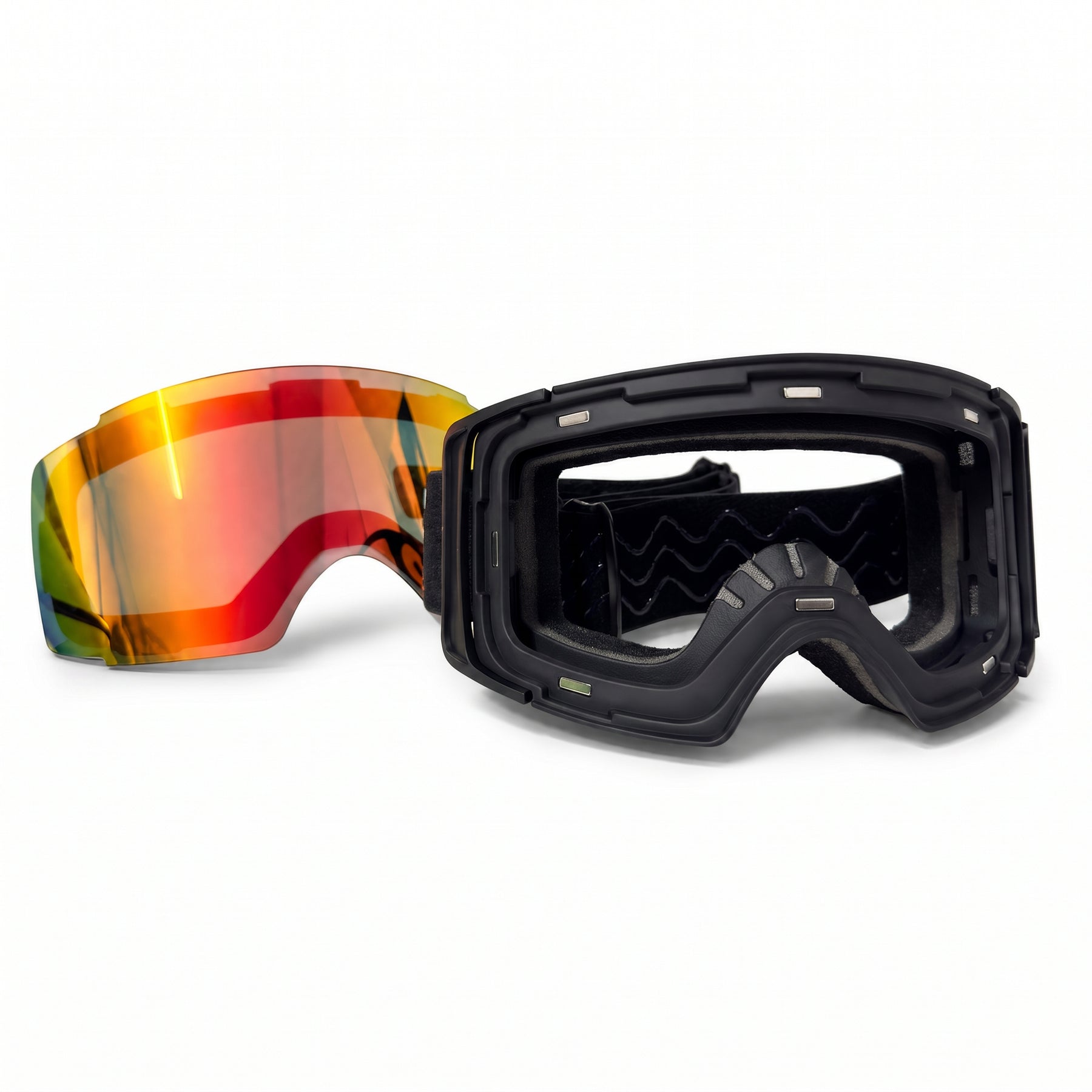 Antiparra para nieve Magnetica SKY | Lente rojo