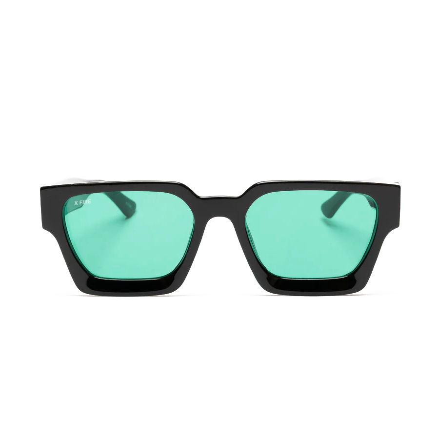 Lente de sol Negro Soneva / Verde UV400 X FIRE