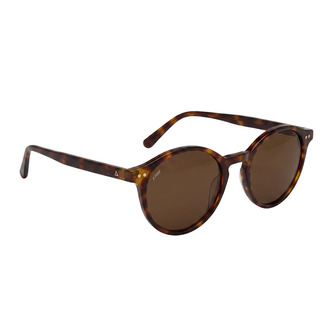 Lente de sol Animal Print Niza / Café UV400 X FIRE