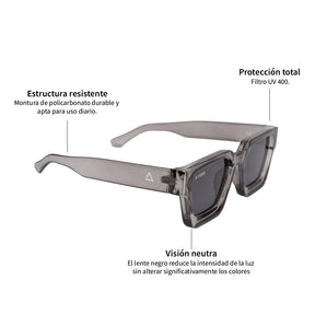 Lente de sol Gris Soneva / Negro UV400 X FIRE