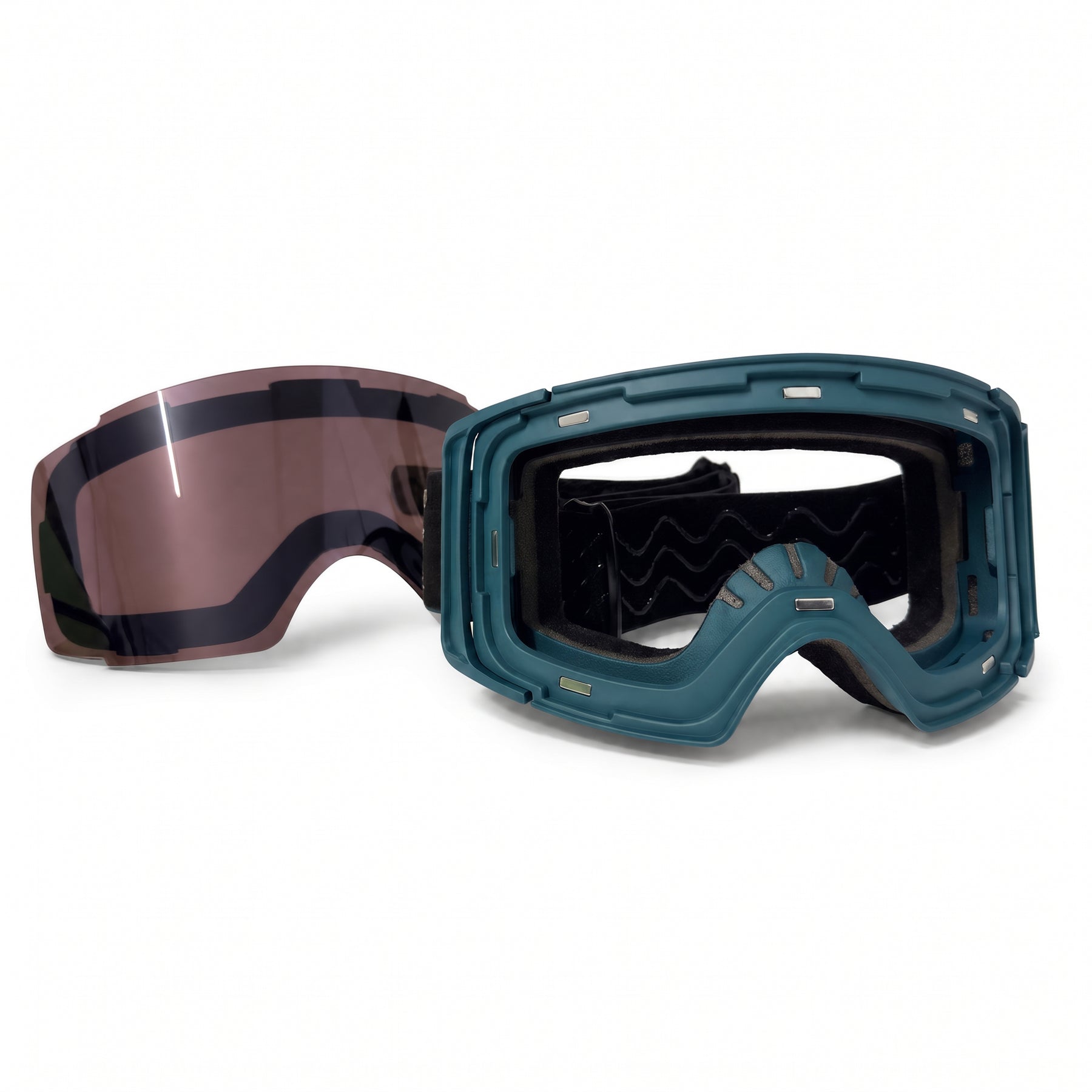 Antiparra para nieve Magnetica SKY | Lente negro