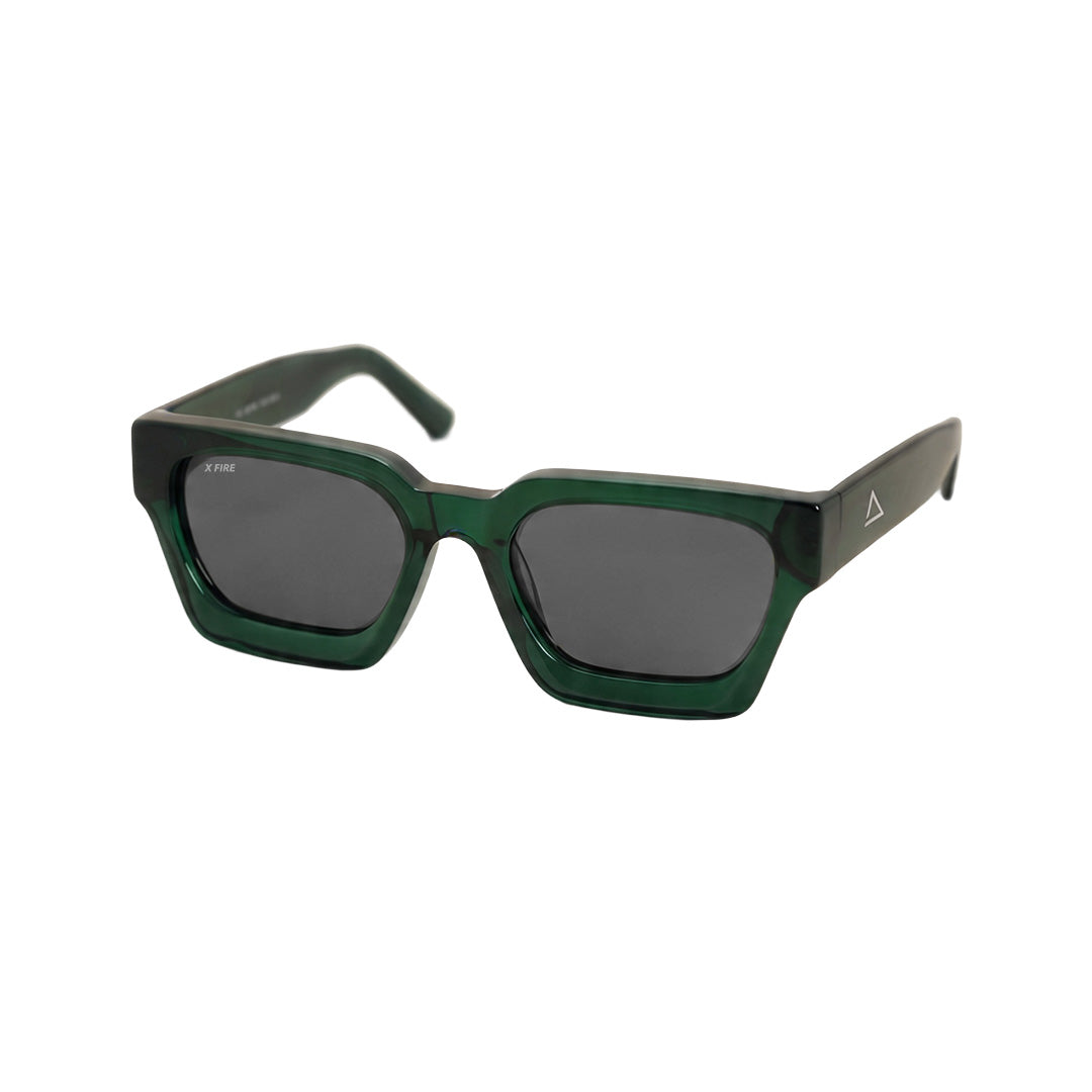 Lente de sol Verde Spargi / Negro UV400 X FIRE