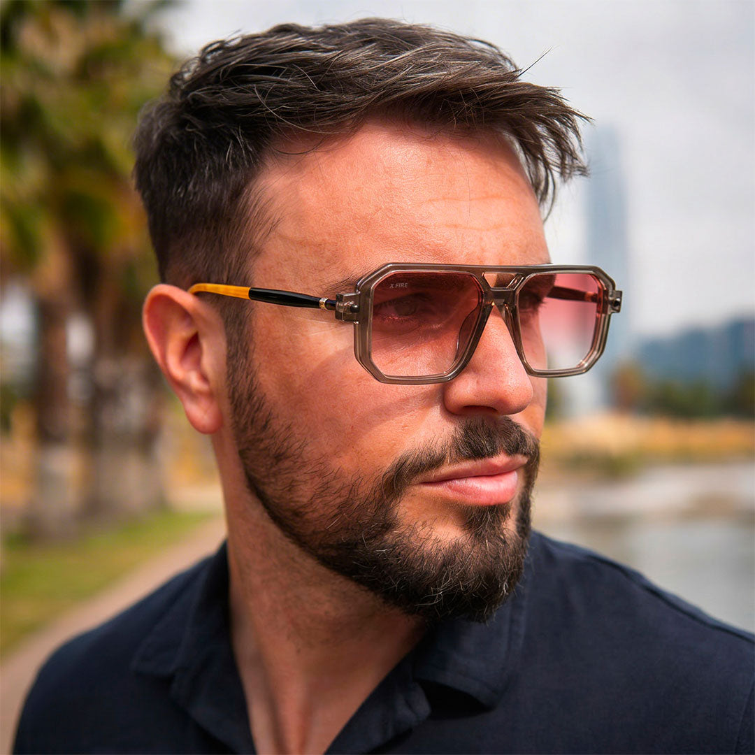 Lente de sol Bali Gris / Rosado UV400 X FIRE